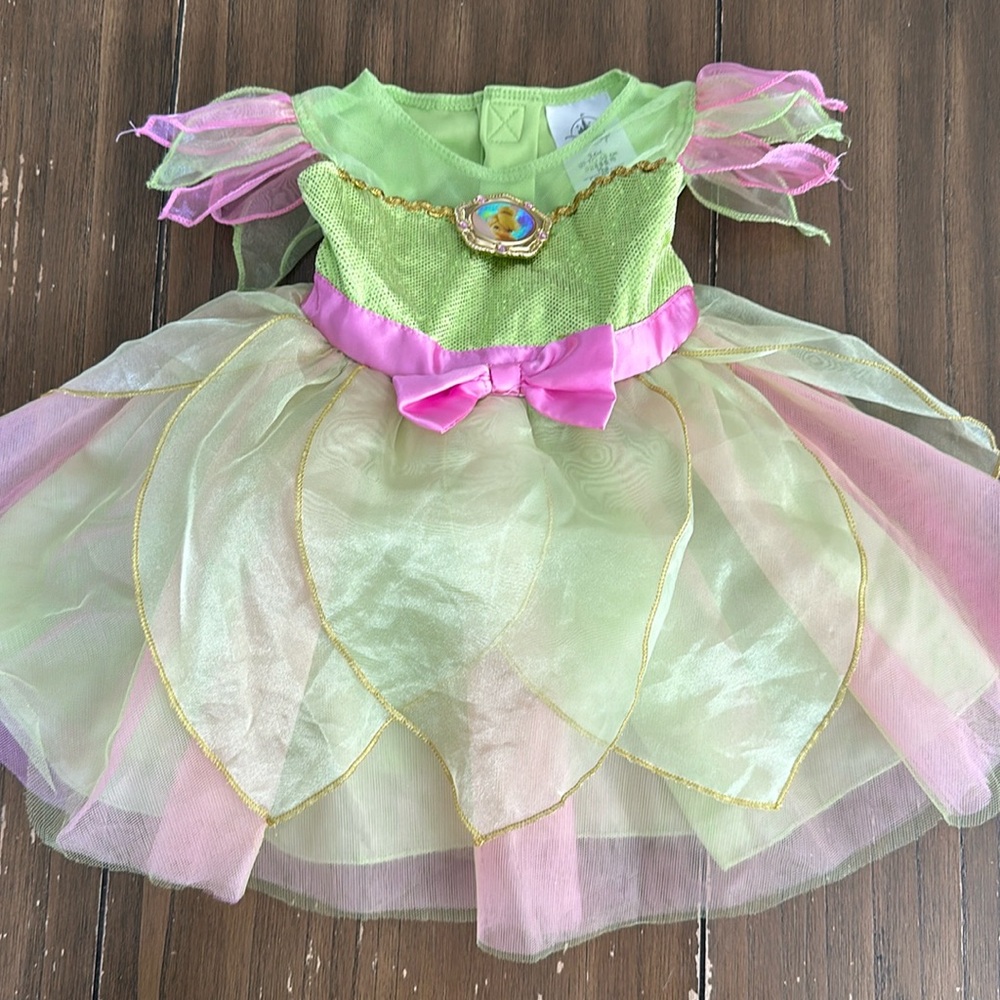 Disney tinkerbell dress costume 3-6 months*